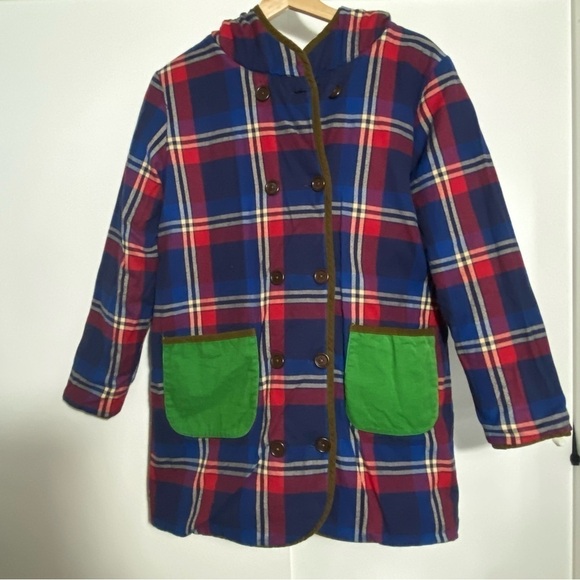 Women’s Thick Reversible Quilt Plaid patchwork cottagecore Jacket Coat -FS - Picture 3 of 11